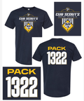 Pack 1322 Youth Short Sleeve Tee — Navy