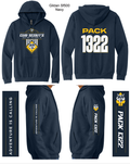 Pack 1322 Youth Softstyle Hoodie — Navy