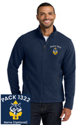 Pack 1322 Adult Value Fleece Full-Zip — Navy